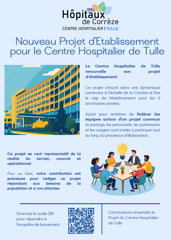 Nouveau Projet d'Établissement pour le CH Tulle